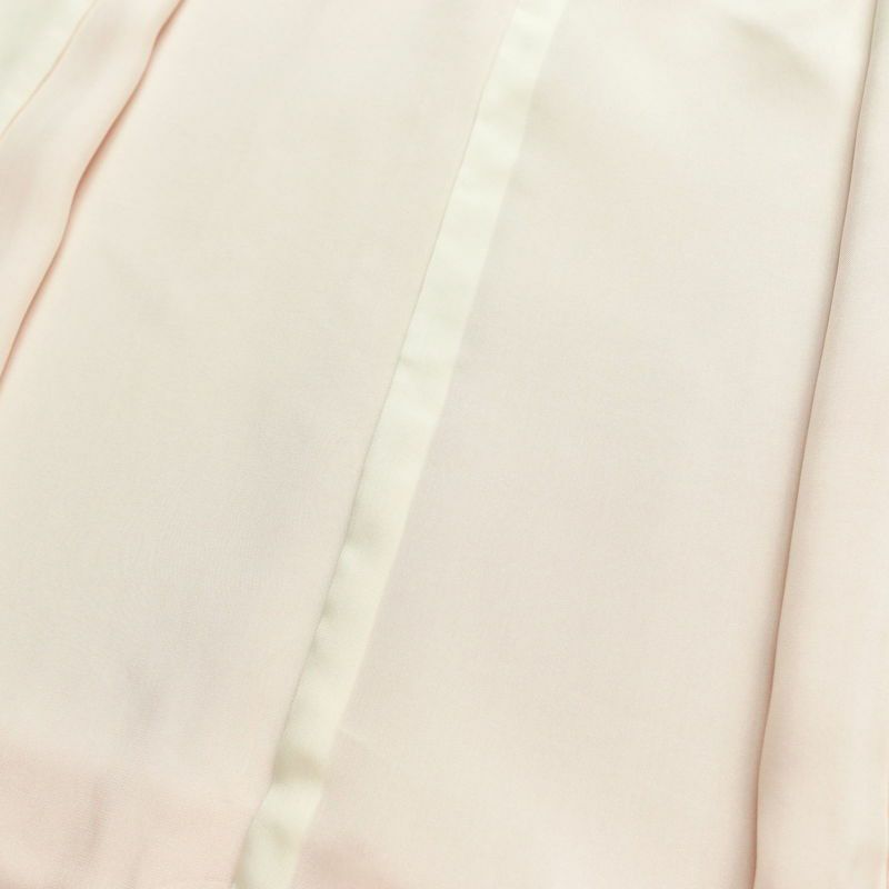 訪問着 綸子 正絹 古典柄 袷仕立て 身丈163cm 裄丈68cm 箔 金彩 フォーマル 着物 ピンク_画像19