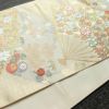 袋帯 六通柄 フォーマル用 正絹 古典柄 箔 金彩 帯 クリーム_画像10