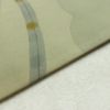 名古屋帯 太鼓柄 良品 正絹 古典柄 名古屋仕立て 帯 くすみグリーン 緑・うぐいす色_画像12