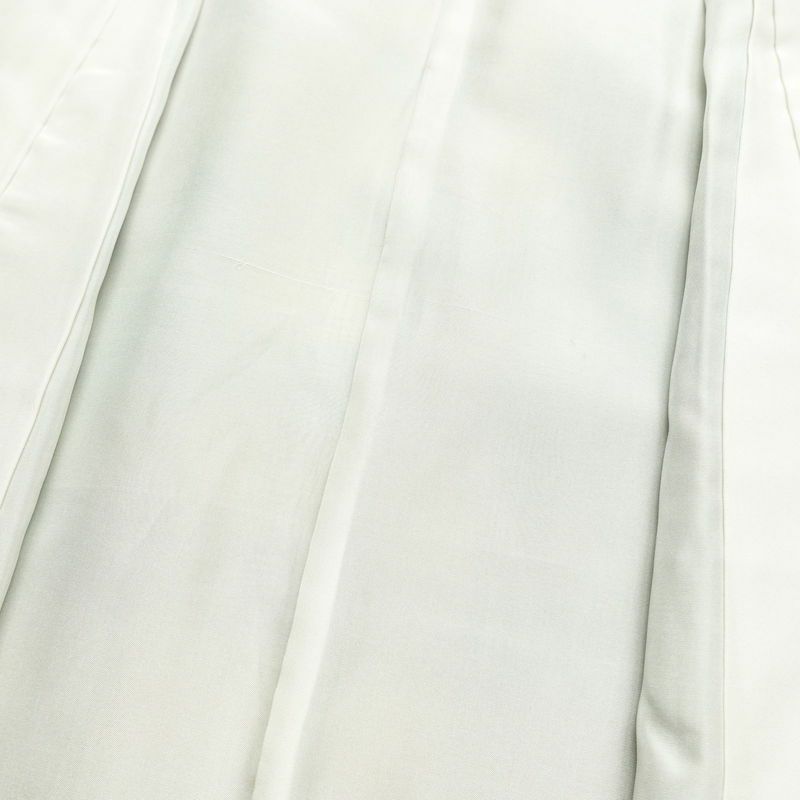 紬 正絹 縞柄・線柄 袷仕立て 身丈154cm 裄丈63cm 着物 緑・うぐいす色_画像17