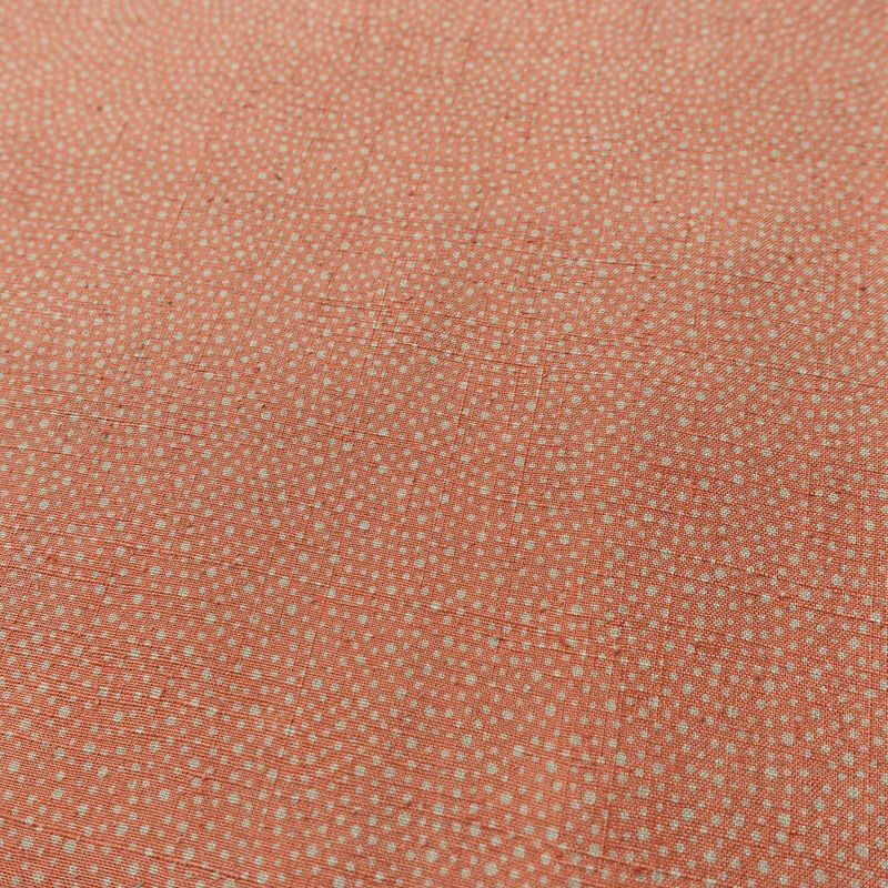 小紋 紬地 良品 しつけ糸付き 正絹 古典柄 袷仕立て 身丈153.5cm 裄丈64.5cm 着物 ピンク_画像6