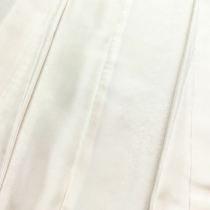 小紋 正絹 木の葉・植物柄 袷仕立て 身丈156.5cm 裄丈64.5cm 着物 茶_画像17