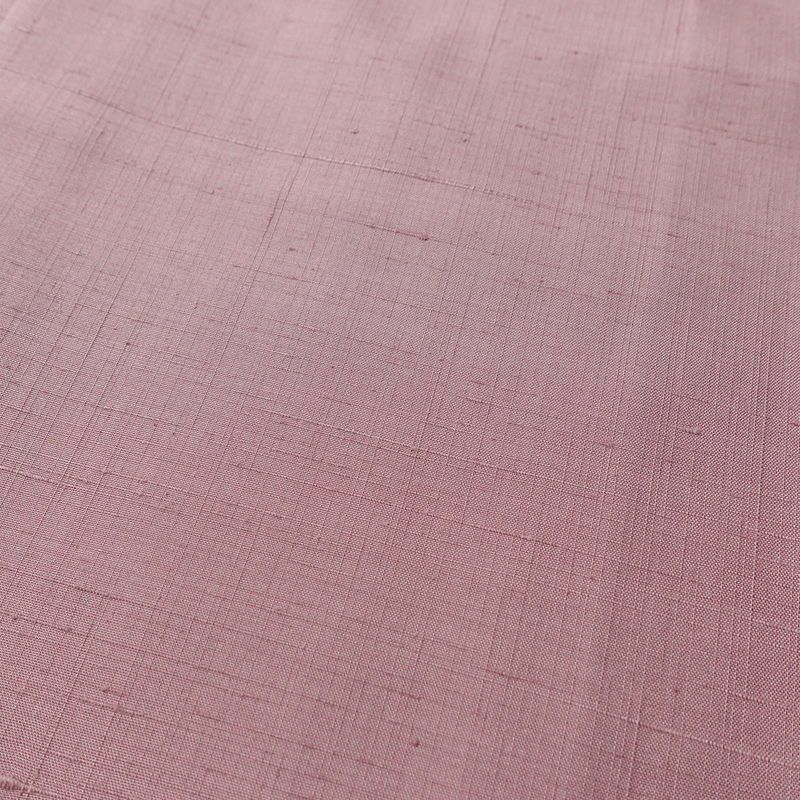 色無地 一つ紋付き 紬地 正絹 無地 袷仕立て 身丈159.5cm 裄丈65cm 着物 ピンク_画像6