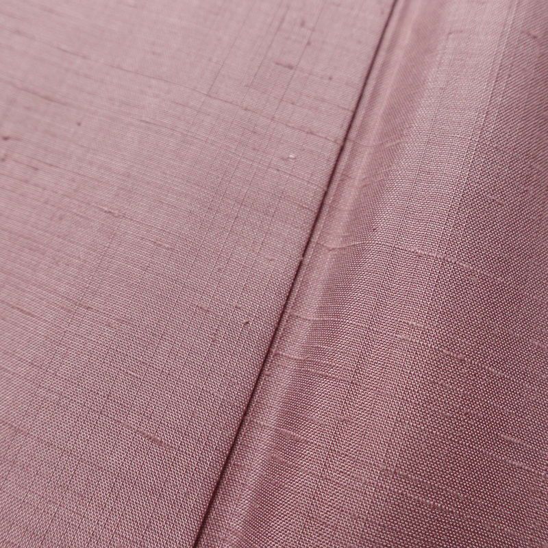 色無地 一つ紋付き 紬地 正絹 無地 袷仕立て 身丈159.5cm 裄丈65cm 着物 ピンク_画像8