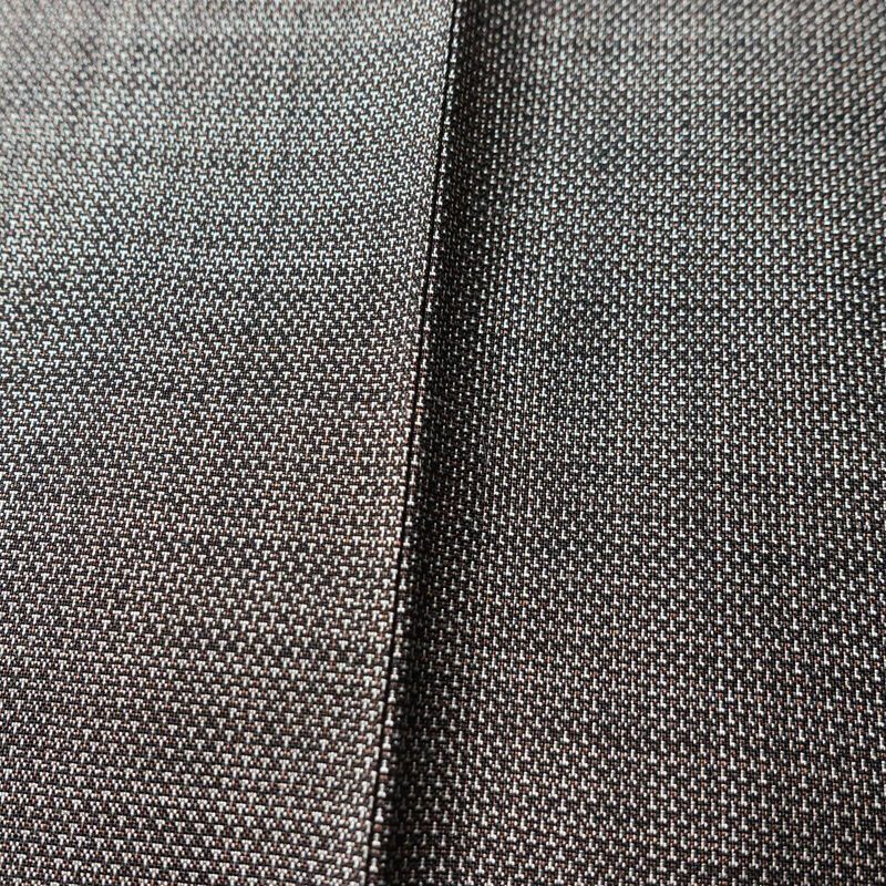 紬 良品 しつけ糸付き 正絹 その他の柄 袷仕立て 身丈156cm 裄丈62cm 着物 グレー_画像9