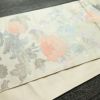 袋帯 六通柄 フォーマル用 正絹 花柄 帯 クリーム_画像11
