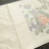袋帯 六通柄 フォーマル用 正絹 花柄 帯 クリーム_画像16