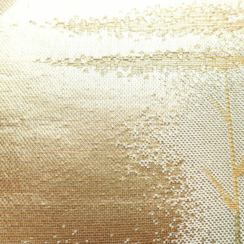 袋帯 六通柄 良品 フォーマル用 正絹 古典柄 箔 帯 金・銀_画像6