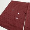 色留袖 落款入り 松尾光琳 金駒刺繍 一つ紋付き 正絹 風景柄 袷仕立て 身丈159.5cm 裄丈64.5cm 箔 一部しつけ糸付き 共八掛 フォーマル 着物 小豆・エンジ_画像19