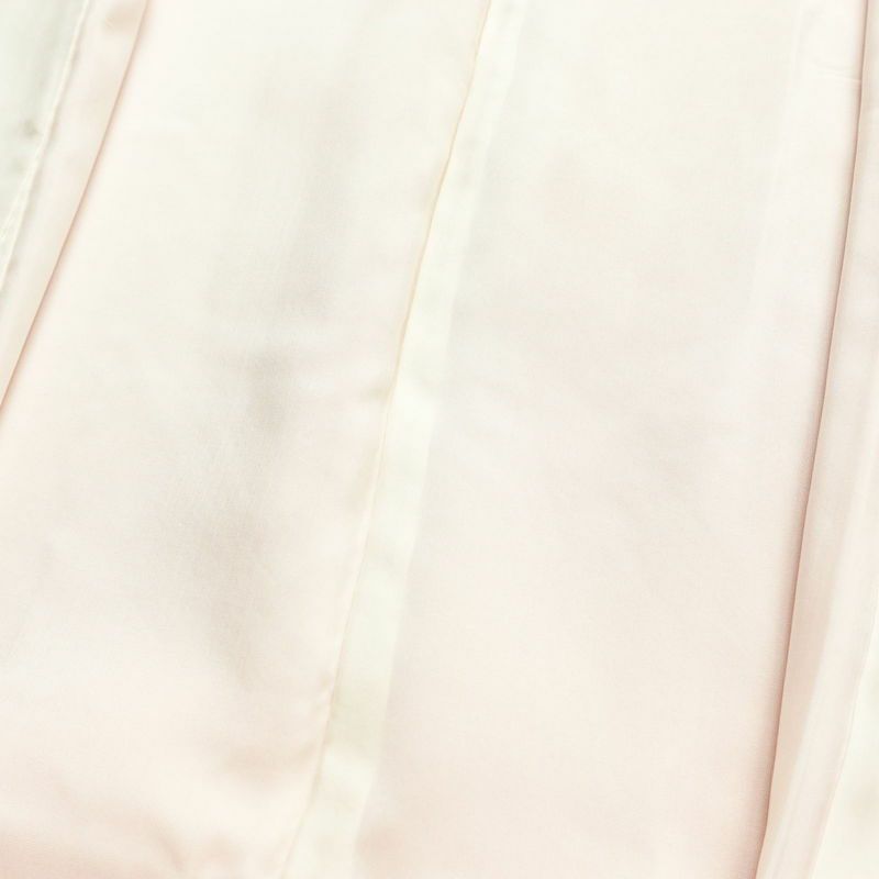 付け下げ 正絹 人物・動物柄 袷仕立て 身丈164cm 裄丈65.5cm 一部しつけ糸付き 孔雀 フォーマル 着物 ピンク_画像13