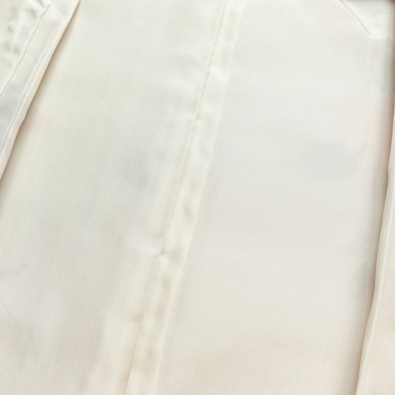 小紋 美品 しつけ糸付き 縮緬 正絹 花柄 袷仕立て 身丈159.5cm 裄丈63cm 着物 ピンク_画像18