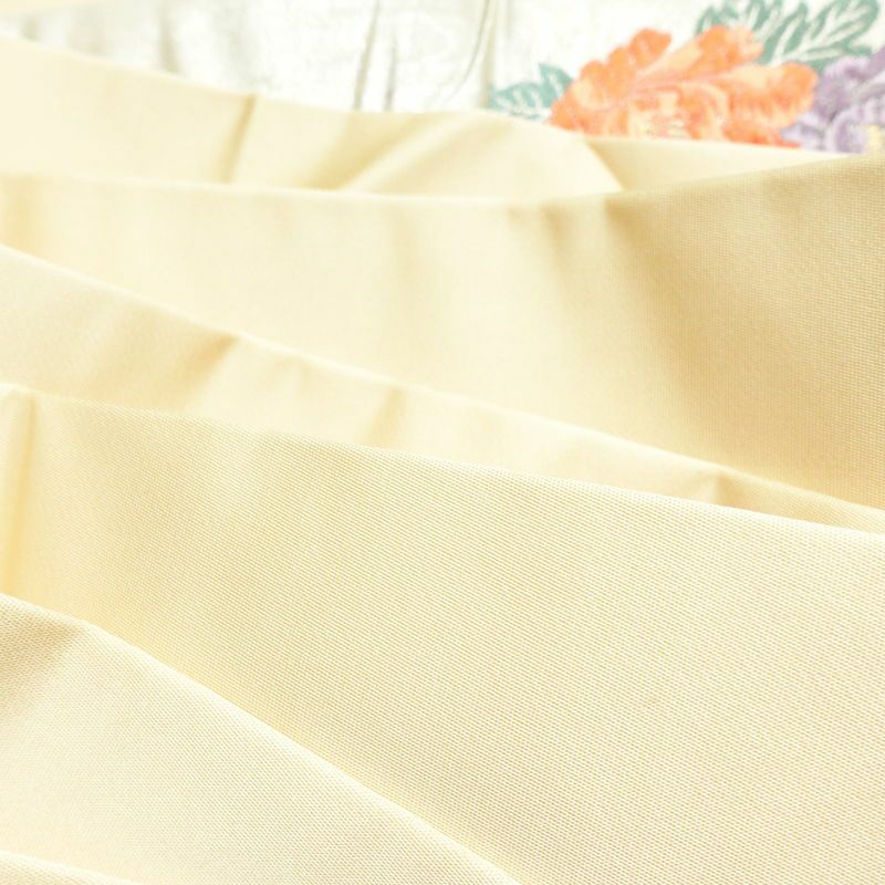 名古屋帯 太鼓柄 正絹 花柄 名古屋仕立て 箔 帯 クリーム_画像17