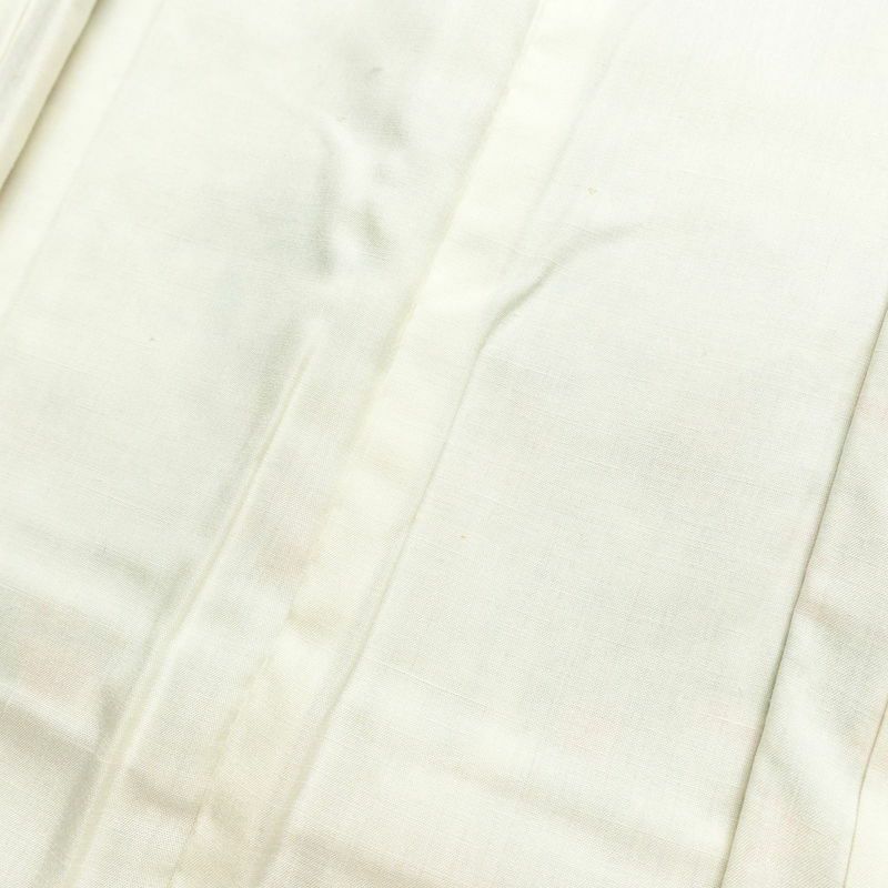 小紋 しつけ糸付き 縮緬 総柄 正絹 古典柄 袷仕立て 身丈159cm 裄丈64cm 着物 白_画像18