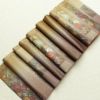 袋帯 纈幡織 辻が花 六通柄 良品 フォーマル用 正絹 木の葉・植物柄 箔 帯 多色使い_画像18