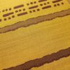 袋帯 六通柄 美品 一般用 正絹 木の葉・植物柄 帯 葉っぱ 黄・黄土色_画像5