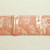 名古屋帯 六通柄 正絹 古典柄 名古屋仕立て 箔 帯 ピンク_画像14