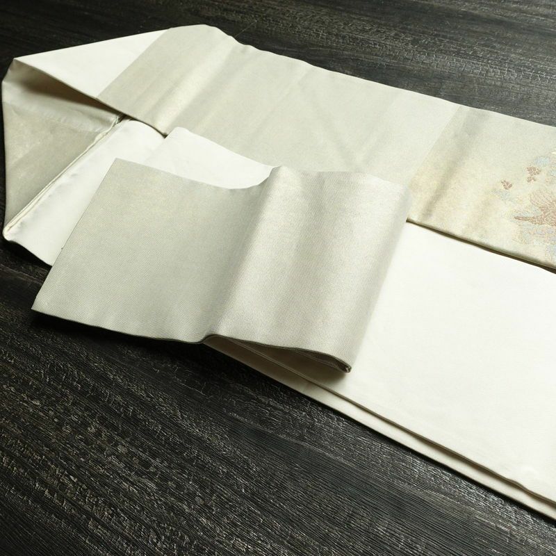 名古屋帯 太鼓柄 正絹 人物・動物柄 名古屋仕立て 箔 金糸 金・銀_画像21