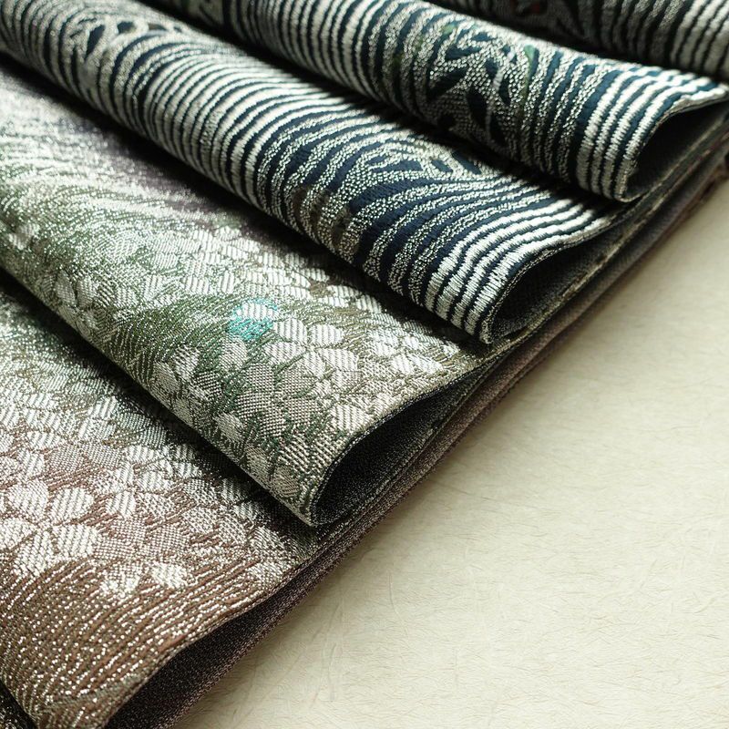 袋帯 全通柄 美品 フォーマル用 正絹 花柄 銀糸 多色使い_画像21