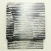 袋帯 全通柄 良品 一般用 正絹 幾何学柄・抽象柄 帯 グレー_画像1