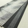 袋帯 全通柄 良品 一般用 正絹 幾何学柄・抽象柄 帯 グレー_画像8