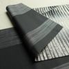 袋帯 全通柄 良品 一般用 正絹 幾何学柄・抽象柄 帯 グレー_画像9