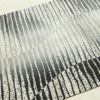 袋帯 全通柄 良品 一般用 正絹 幾何学柄・抽象柄 帯 グレー_画像16