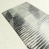 袋帯 全通柄 良品 一般用 正絹 幾何学柄・抽象柄 帯 グレー_画像17