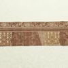 名古屋帯 六通柄 良品 正絹 幾何学柄・抽象柄 松葉仕立て 帯 茶_画像14