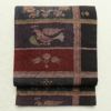 袋帯 ふくれ織 全通柄 良品 一般用 正絹 花柄 多色使い_画像1