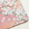 小紋 良品 ポリエステル 花柄 袷仕立て 身丈164.5cm 裄丈67.5cm 着物 ピンク_画像14