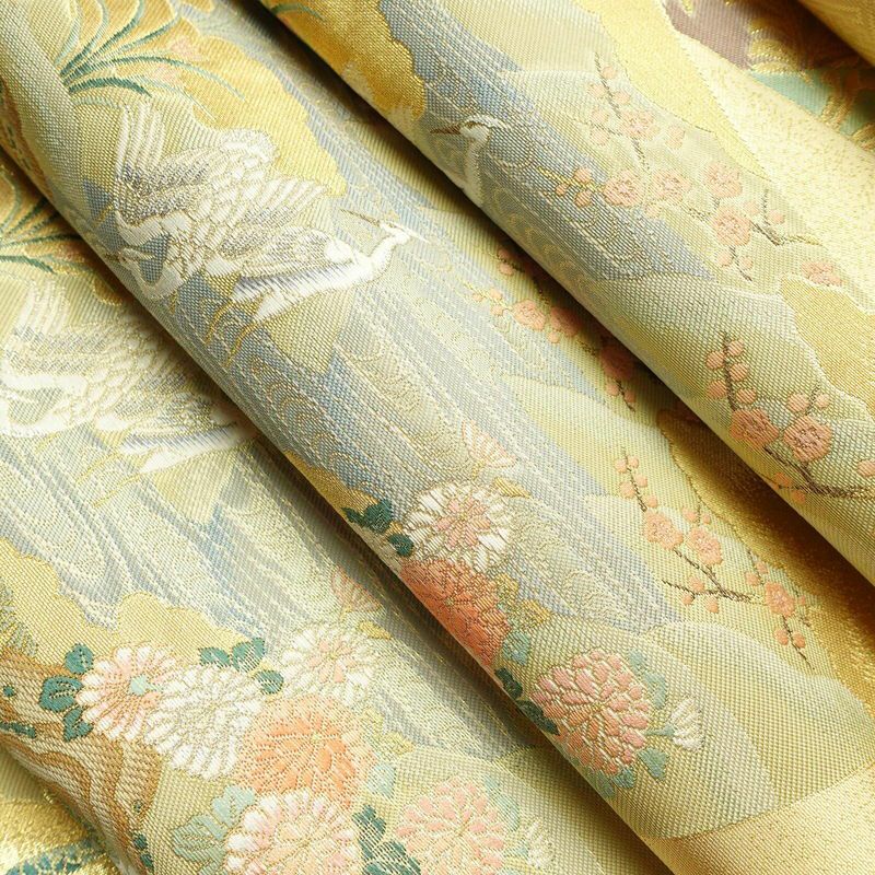 袋帯 琳派巻絵文 六通柄 美品 フォーマル用 正絹 古典柄 箔 金通し 金糸 帯 金・銀_画像19