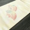 名古屋帯 太鼓柄 正絹 古典柄 名古屋仕立て 箔 帯 クリーム_画像11