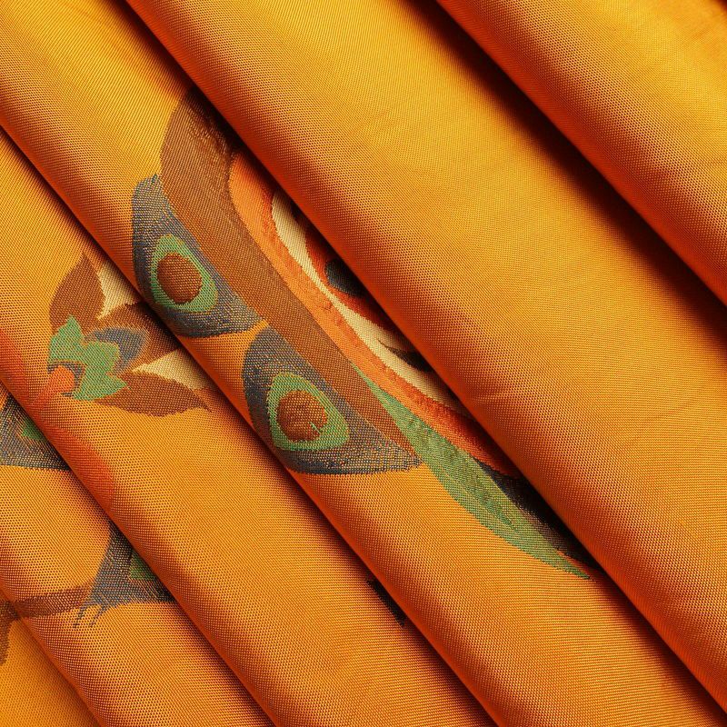 袋帯 六通柄 一般用 正絹 人物・動物柄 帯 橙_画像21