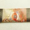 袋帯 六通柄 フォーマル用 正絹 幾何学柄・抽象柄 箔 金糸 銀糸 帯 橙_画像14