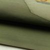 袋帯 太鼓柄 一般用 正絹 花柄 金糸 緑・うぐいす色_画像7