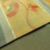 袋帯 太鼓柄 一般用 正絹 花柄 金糸 緑・うぐいす色_画像12