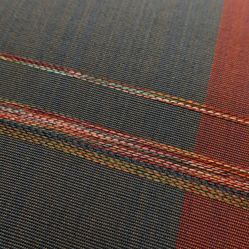 袋帯 六通柄 美品 一般用 正絹 縞柄・線柄 帯 多色使い_画像4