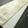 袋帯 六通柄 フォーマル用 正絹 花柄 箔 金糸 帯 緑・うぐいす色_画像8