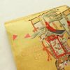 袋帯 本金 手織引箔 太鼓柄 フォーマル用 正絹 風景柄 箔 金糸 帯 黄・黄土色_画像7