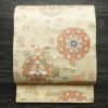 袋帯 六通柄 フォーマル用 正絹 幾何学柄・抽象柄 箔 金糸 帯 ベージュ_画像1