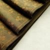袋帯 花鳥風月 六通柄 美品 一般用 正絹 木の葉・植物柄 帯 緑・うぐいす色_画像21