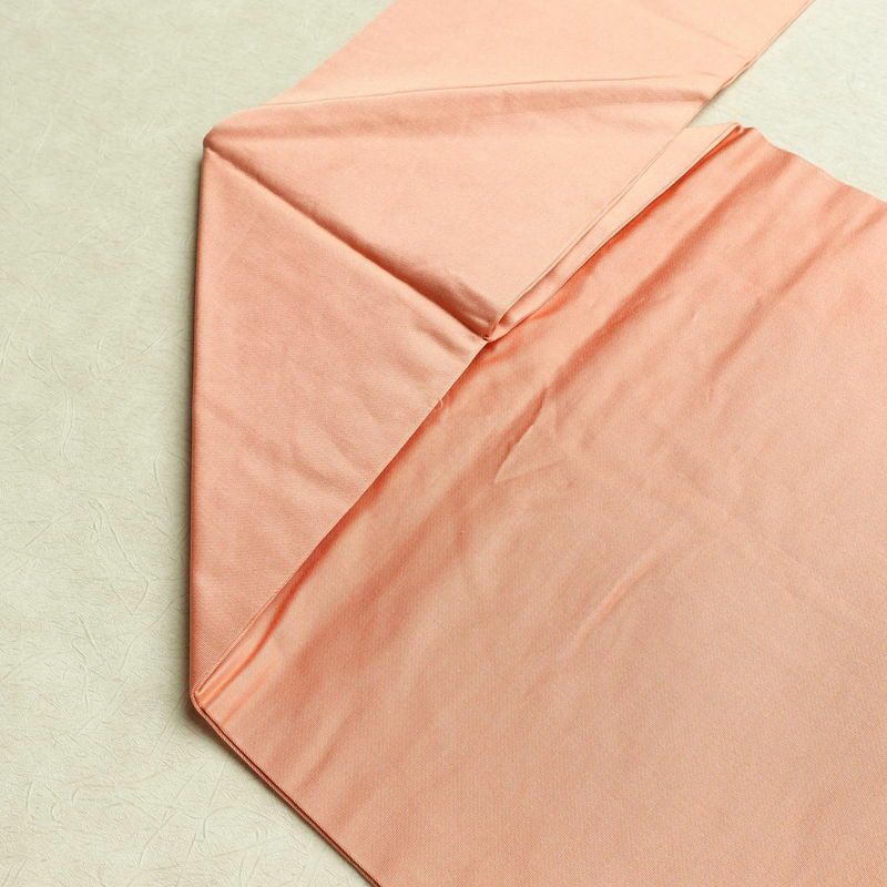 名古屋帯 本金箔 二重織 太鼓柄 正絹 人物・動物柄 名古屋仕立て 箔 金糸 帯 ピンク_画像20