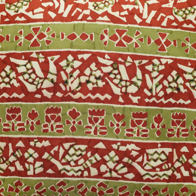 名古屋帯 全通柄 正絹 幾何学柄・抽象柄 名古屋仕立て 帯 多色使い_画像2