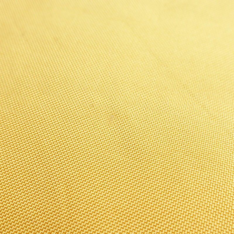 袋帯 六通柄 一般用 正絹 花柄 帯 黄・黄土色_画像15