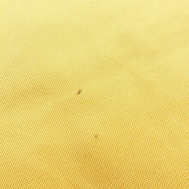 袋帯 六通柄 一般用 正絹 花柄 帯 黄・黄土色_画像19