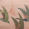 名古屋帯 太鼓柄 正絹 人物・動物柄 名古屋仕立て 刺繍 帯 ピンク_画像2