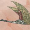 名古屋帯 太鼓柄 正絹 人物・動物柄 名古屋仕立て 刺繍 帯 ピンク_画像6