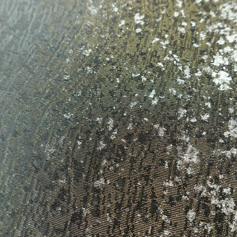 袋帯 全通柄 良品 フォーマル用 正絹 その他の柄 箔 帯 グレー_画像4