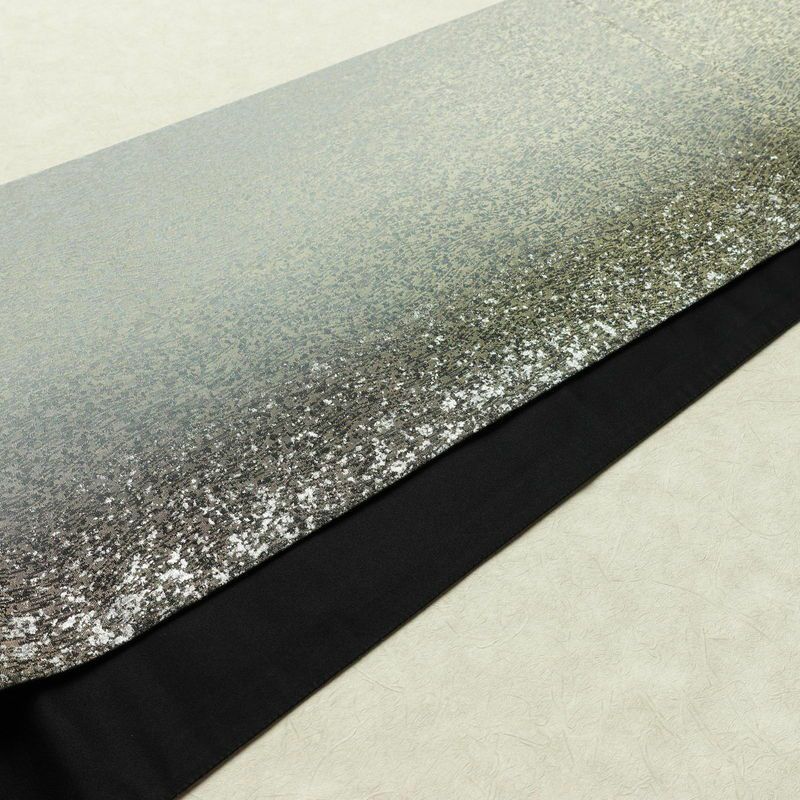 袋帯 全通柄 良品 フォーマル用 正絹 その他の柄 箔 帯 グレー_画像11