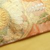 袋帯 六通柄 フォーマル用 正絹 木の葉・植物柄 箔 金糸 帯 金・銀_画像12